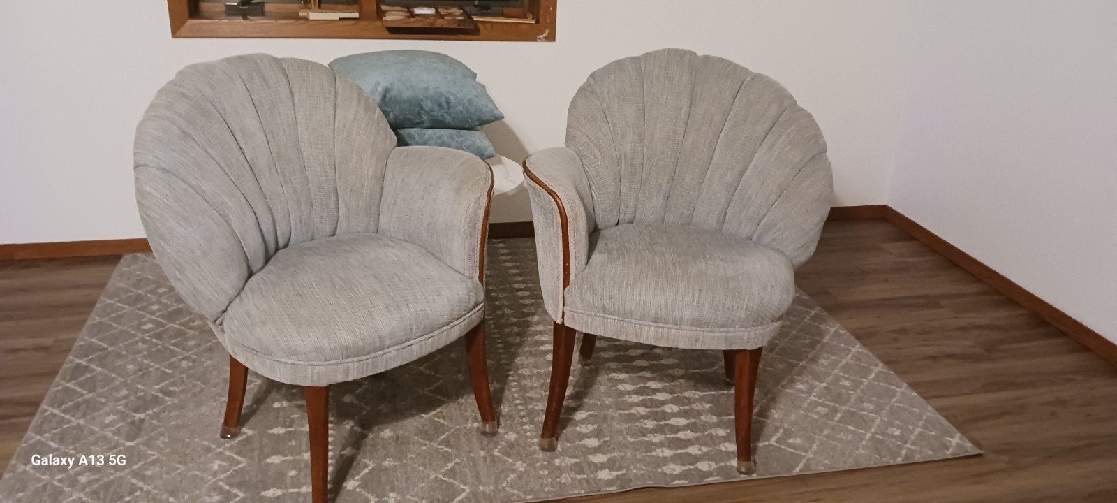 two seashell chairs sturdy comfy
