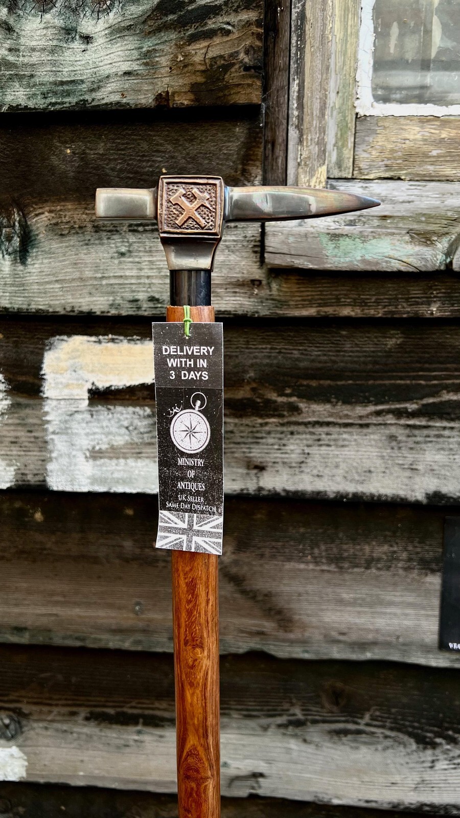 Hammer Handle Elegant Sturdy Strong Foldable Wooden Walking Stick Cane All Sizes