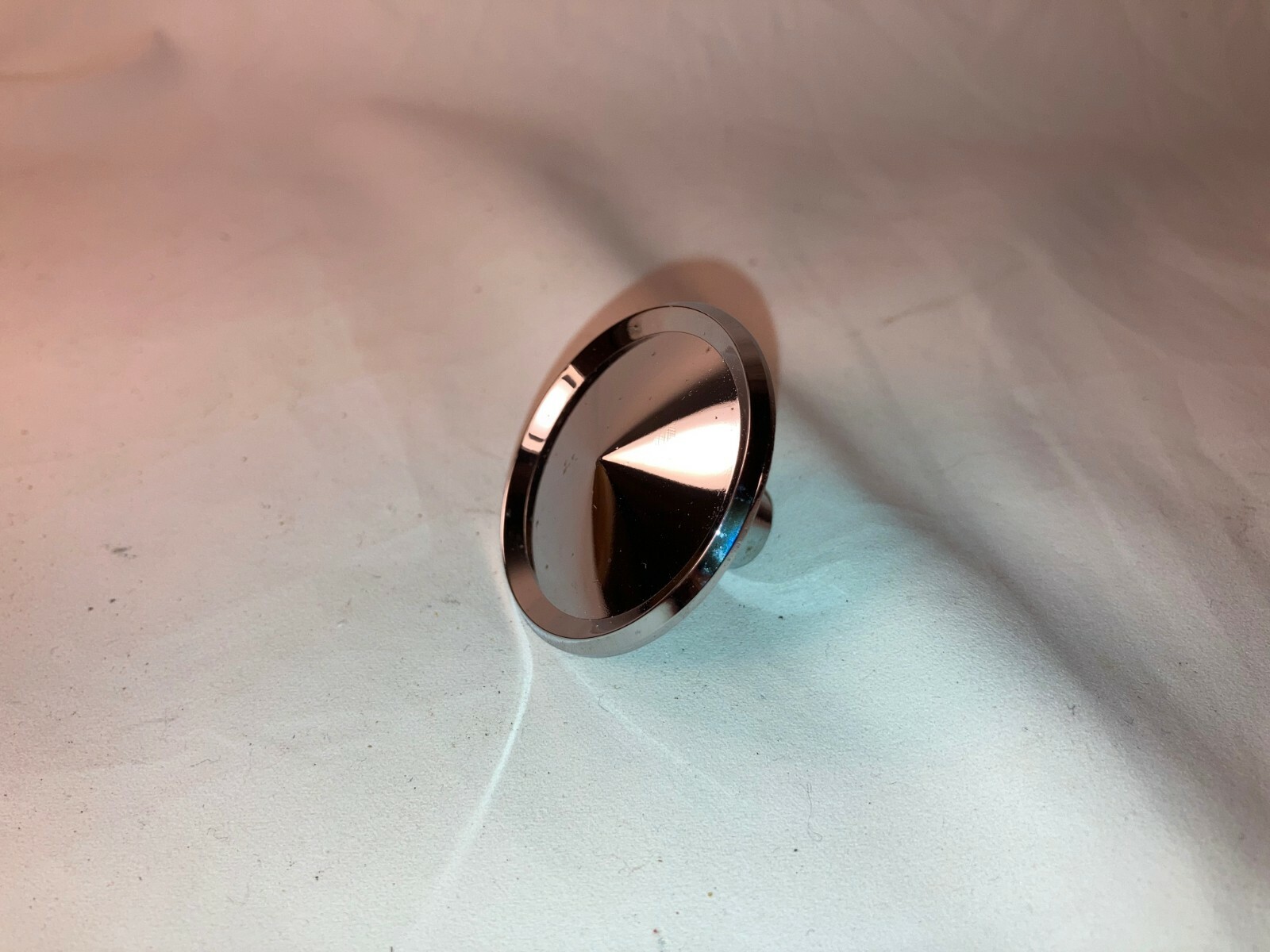 Vintage Original Chrome Knob Cabinet Door, Drawer Pull, Bi Fold, 50’s 60’s 70’s