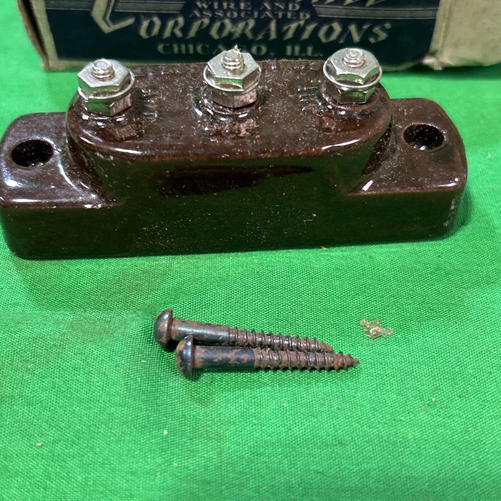 NOS Consolidated Wire Corp. 1616 Doublet Lightning Arrester, Original Box Unused