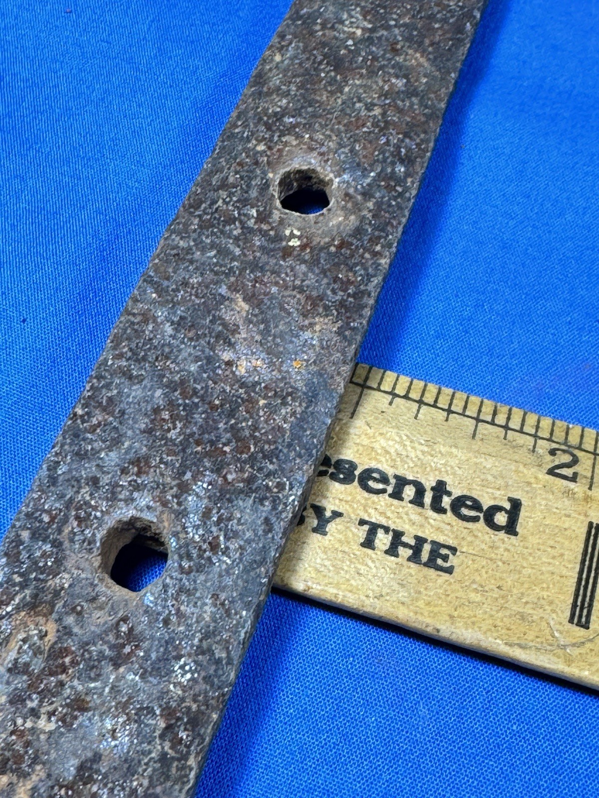 19thC. Hand Forged Door Strap Hinges w/ Original Pintles, Full Working Condition
