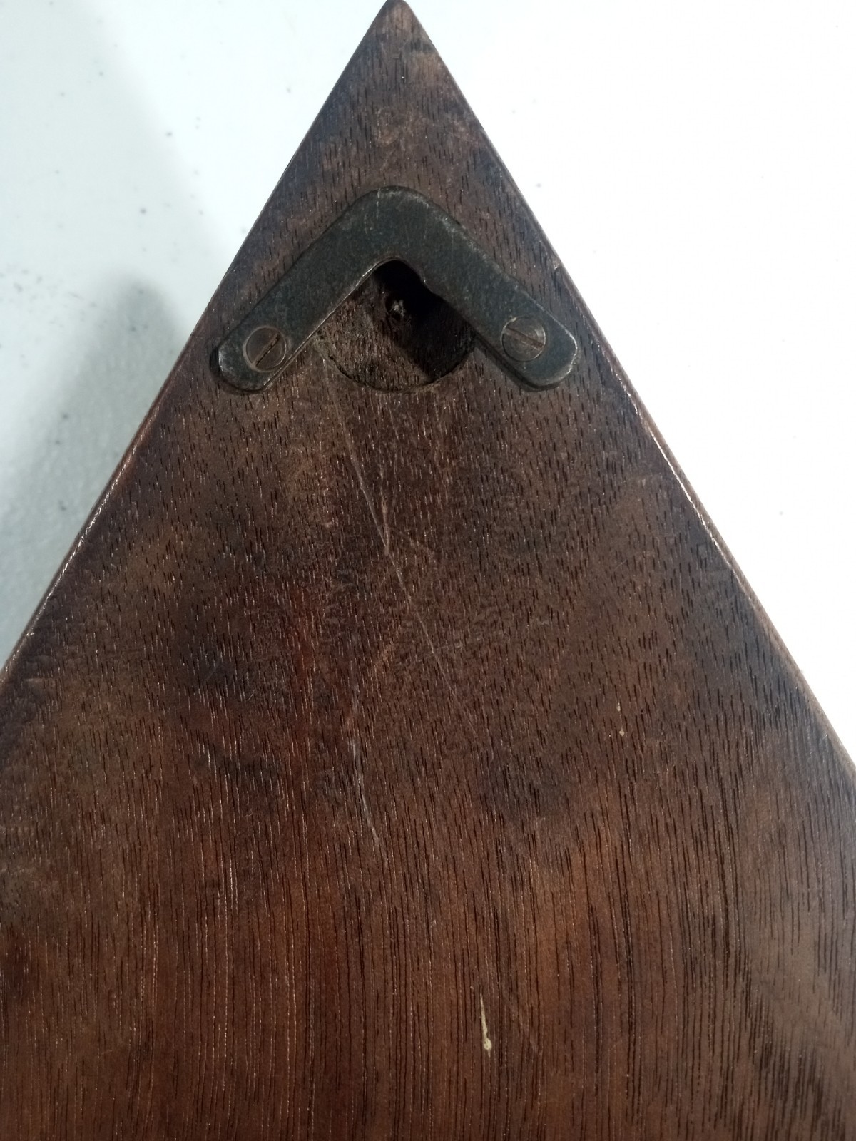 Rare Antique Scottish Barometer Motherwell Scotland Wiseman Carved Inlaid Wood