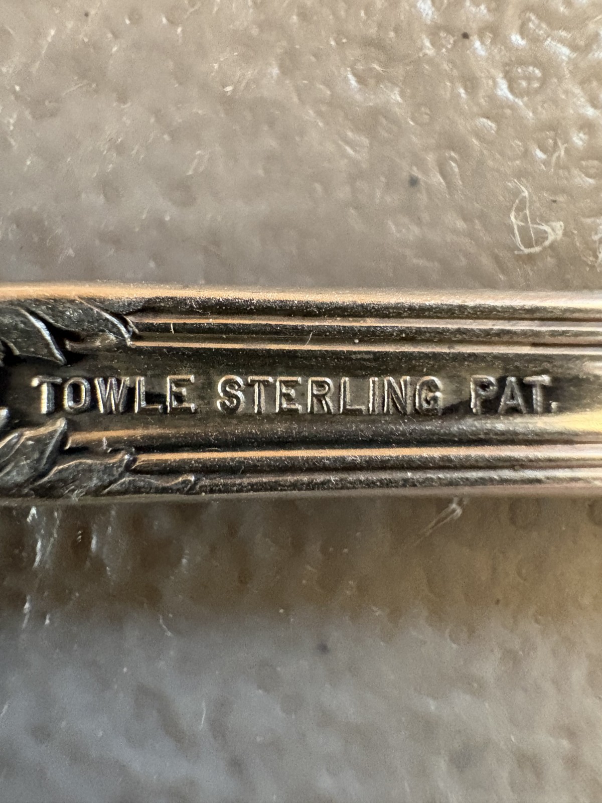 Towle Old Master Sterling Silver Flat Handle Butter Spreader 5 3/4″ – 1942