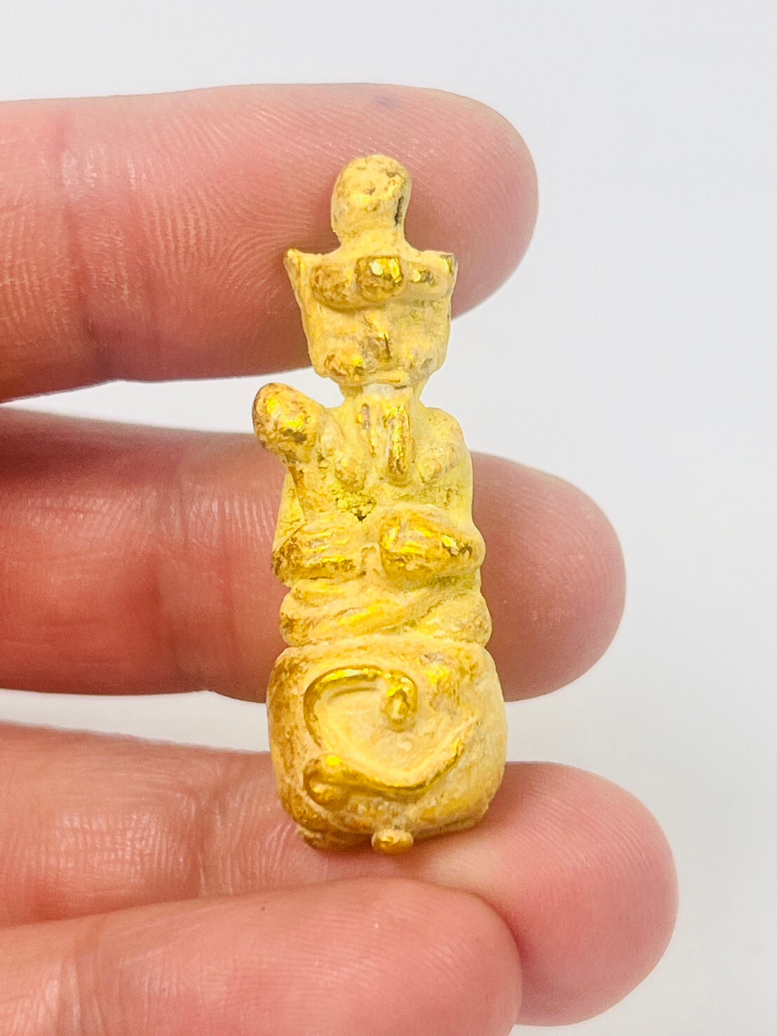 Laos Hermit Gold Leklai Buffalo Mountain Cave Love sex wealth attraction Amulet