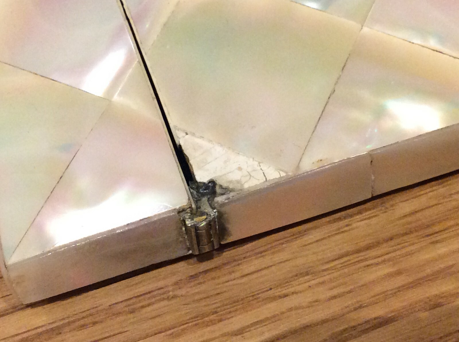 Victorian Mother of Pearl and Silver Card Case Available Worldwide