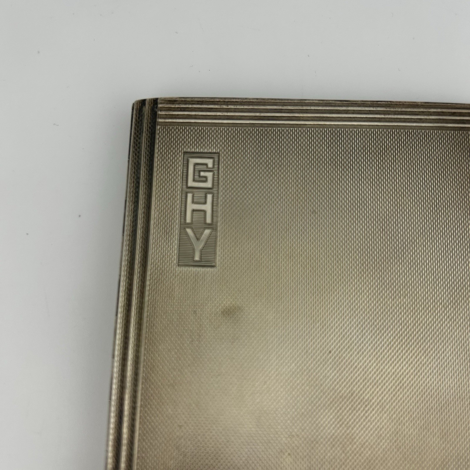 George VI Solid Sterling Silver Cigarette Case – Mappin & Webb – 1941 – 178g