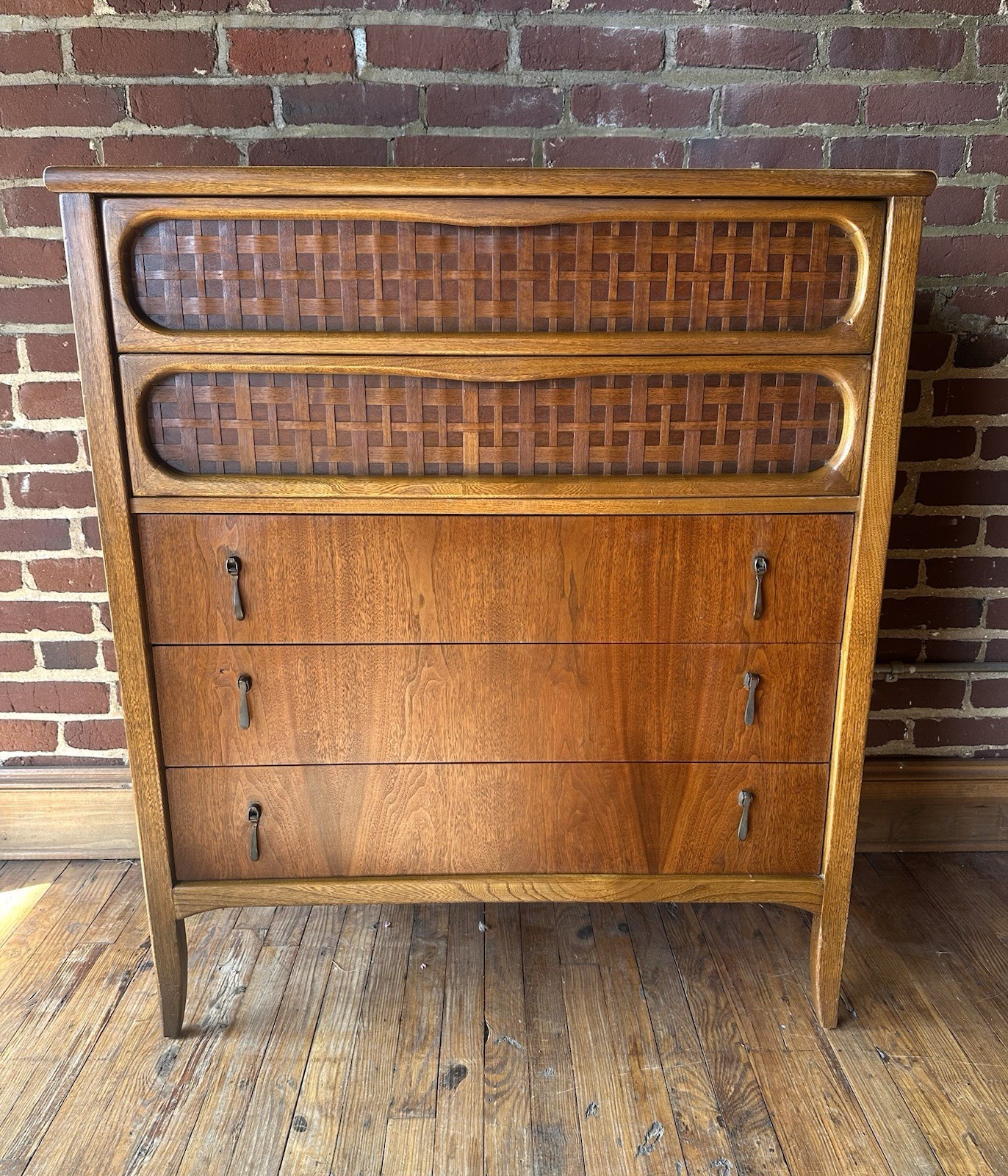 Lane Perception Mid Century Danish Modern Chest of Drawers by Warren Church