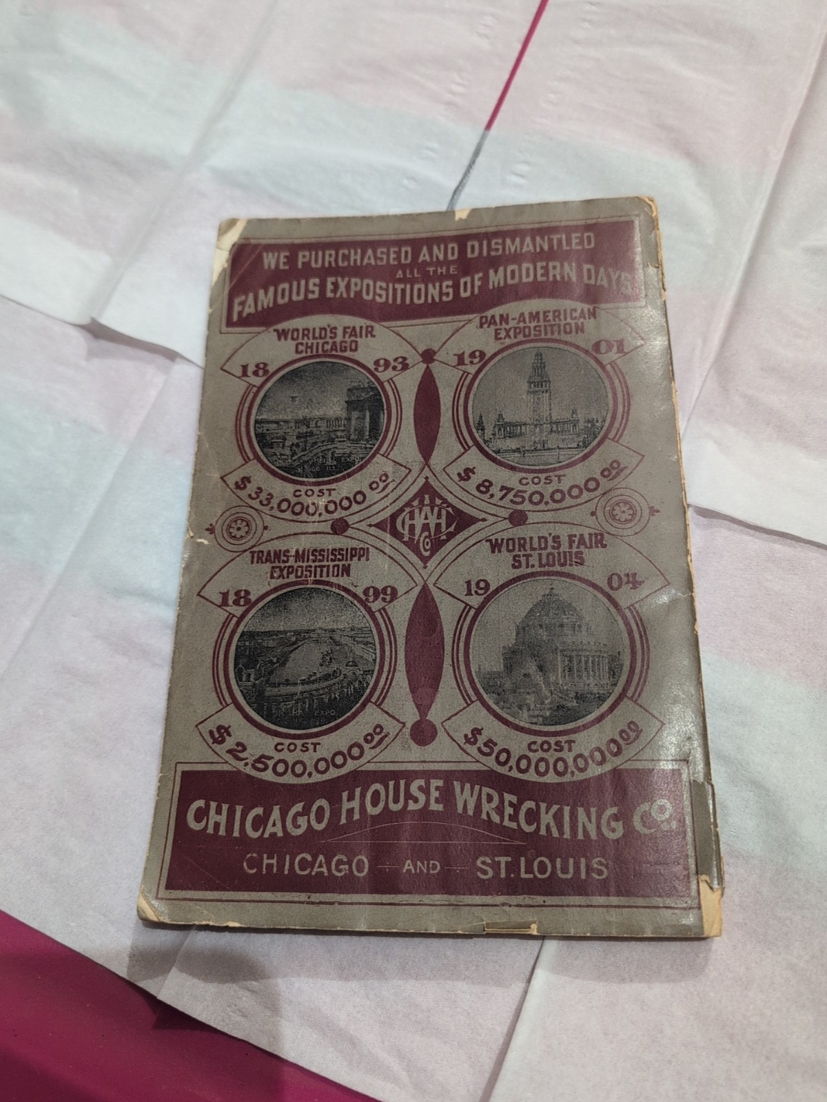 1906 St. Louis Exposition ARCHITECTURAL SALVAGE Chicago House Wrecking Co 143