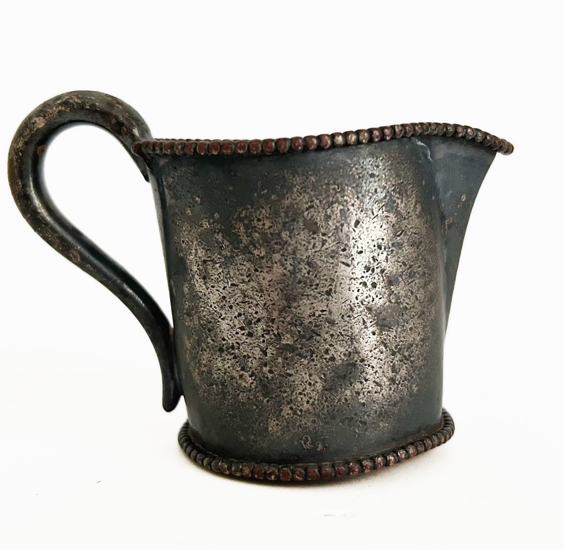 Antique 1899 Hotel Baltimore Gorham Silver Electro Plate Creamer 3/16 Pint 2.25”