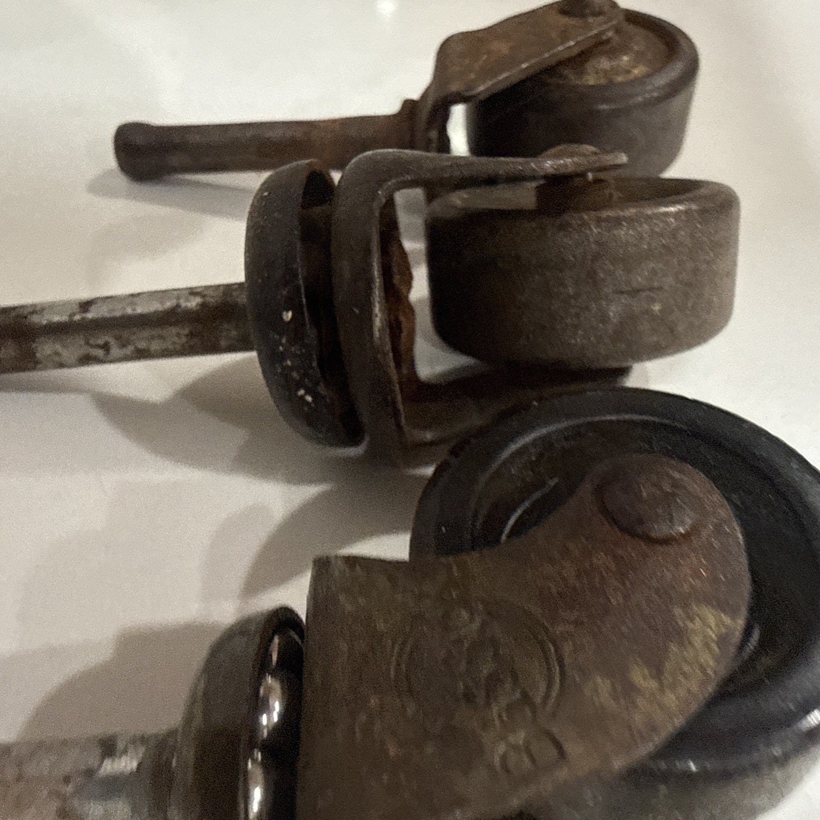 4 Antique Casters random styles