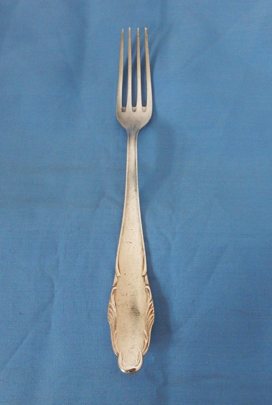 BMF Germany Silverplate BMF6 Scrolls Outlined Salad Fork