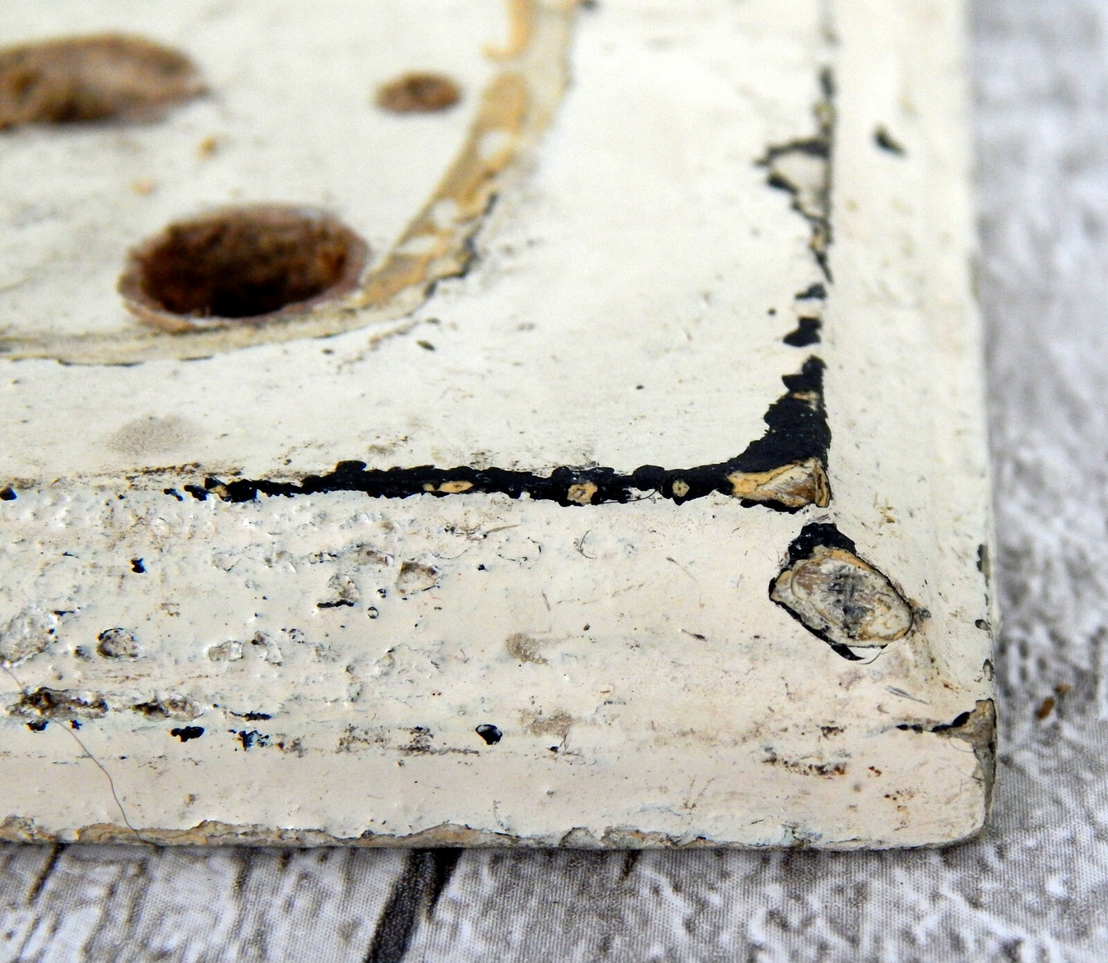 Genuine Vintage 1930s Wooden Pattress for Dolly Light Switch Period House #L