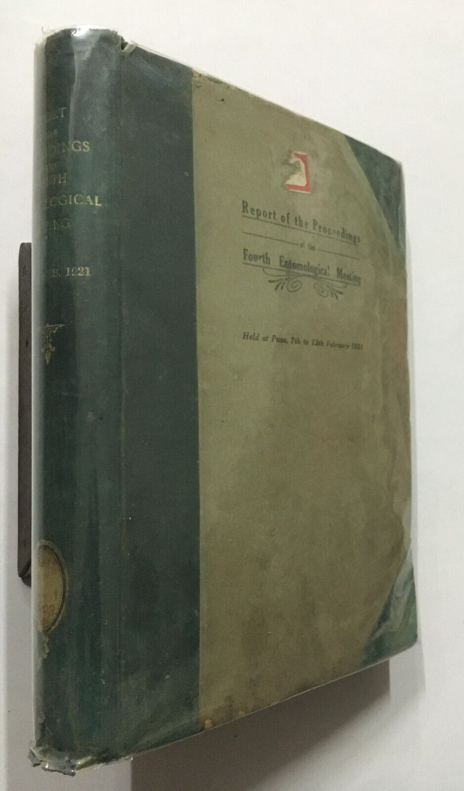 Fletcher, T. Bainbrigge: Report Proceedings Fourth Entomological Meeting. 1921