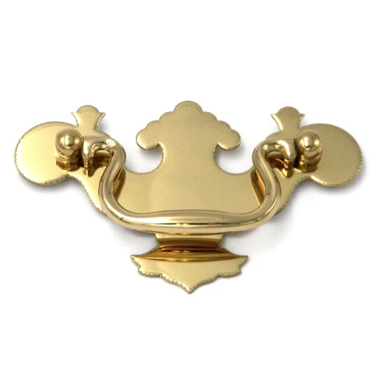 Belwith Keeler Manor House K14 Polished Brass 3″cc Solid Brass Cabinet Bail Pull