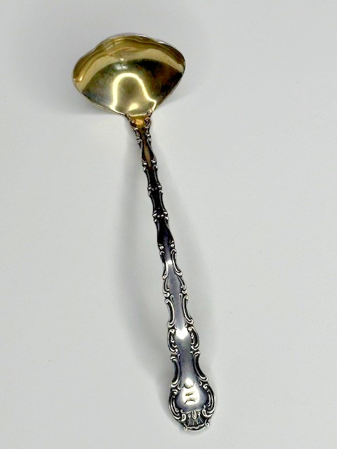 Sterling Silver Gorham Strasbourg Small Ladle 4.75″ Hallmark 1897 Patent “Z”