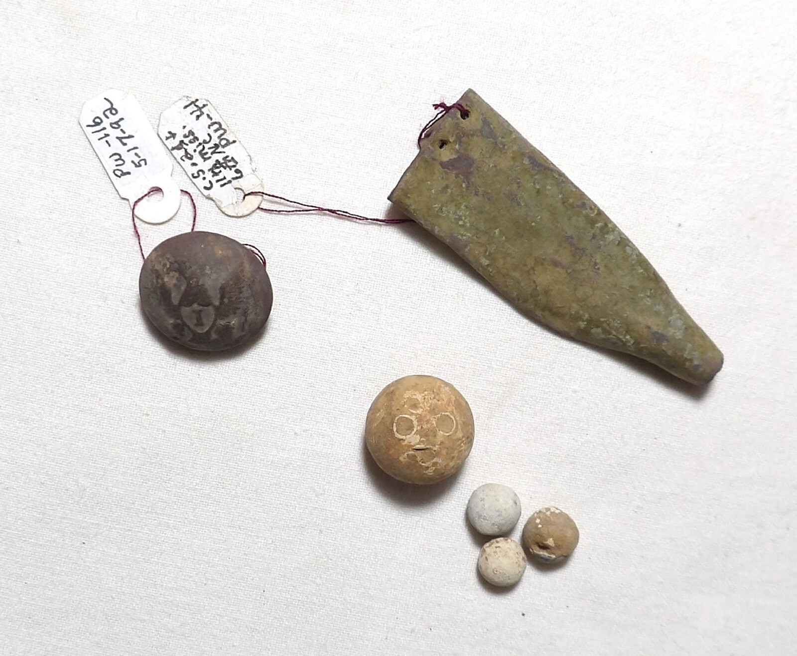11th & 12th Mississippi Artifacts – Lake Ridge, Virginia – Civil War – 5072