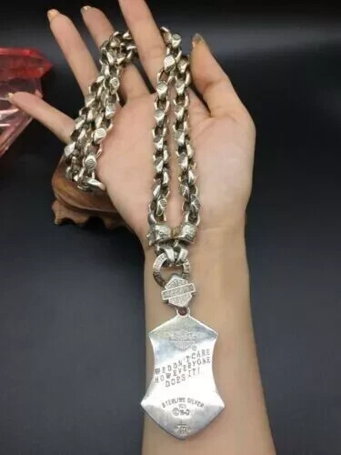 Rare Chinese Miao Tibetan silver handmade necklace jewelry noble gift
