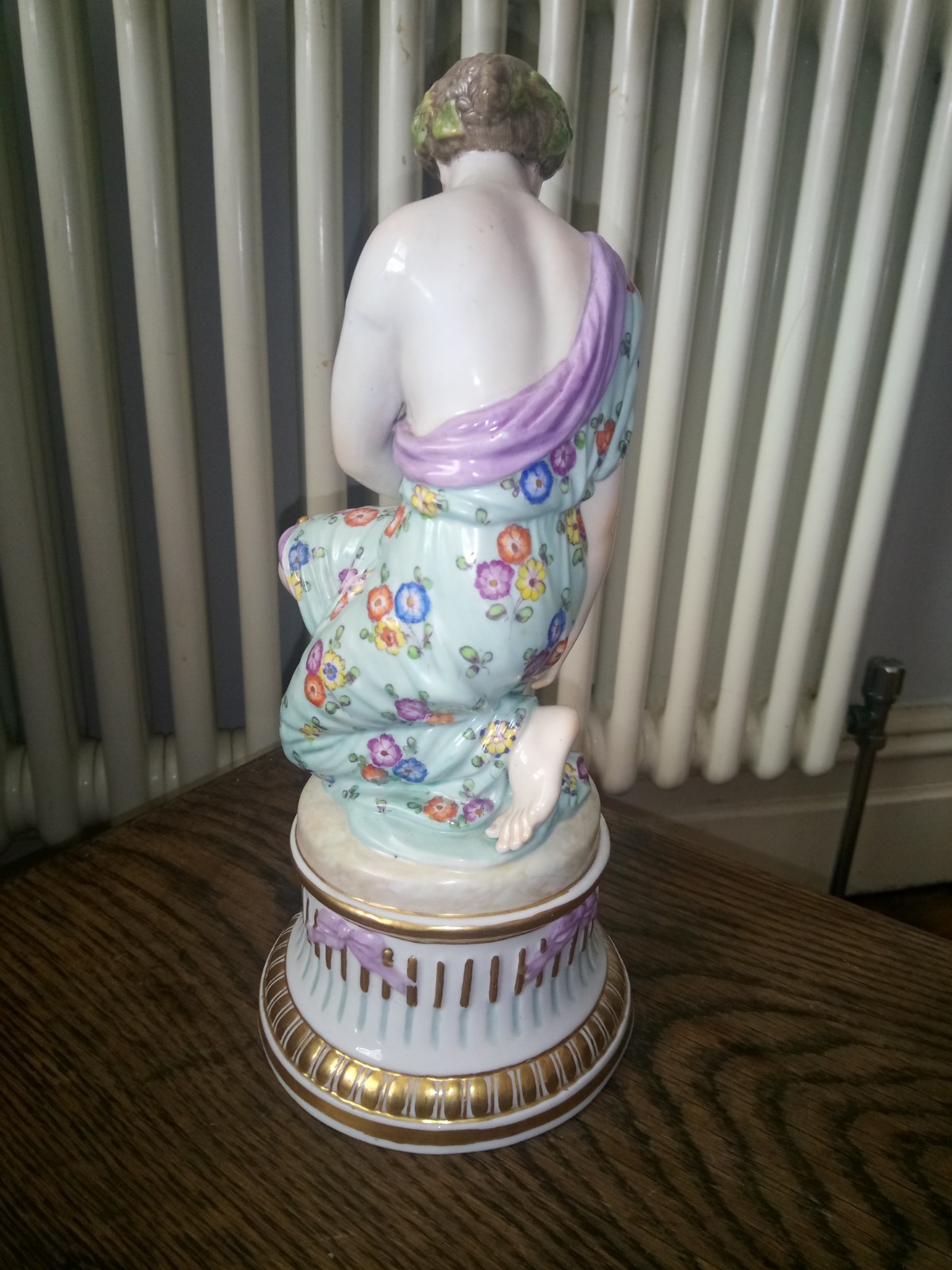 Helena Wolfsohn, 19th century, Dresden, 27cm ceramic figurine mint condition