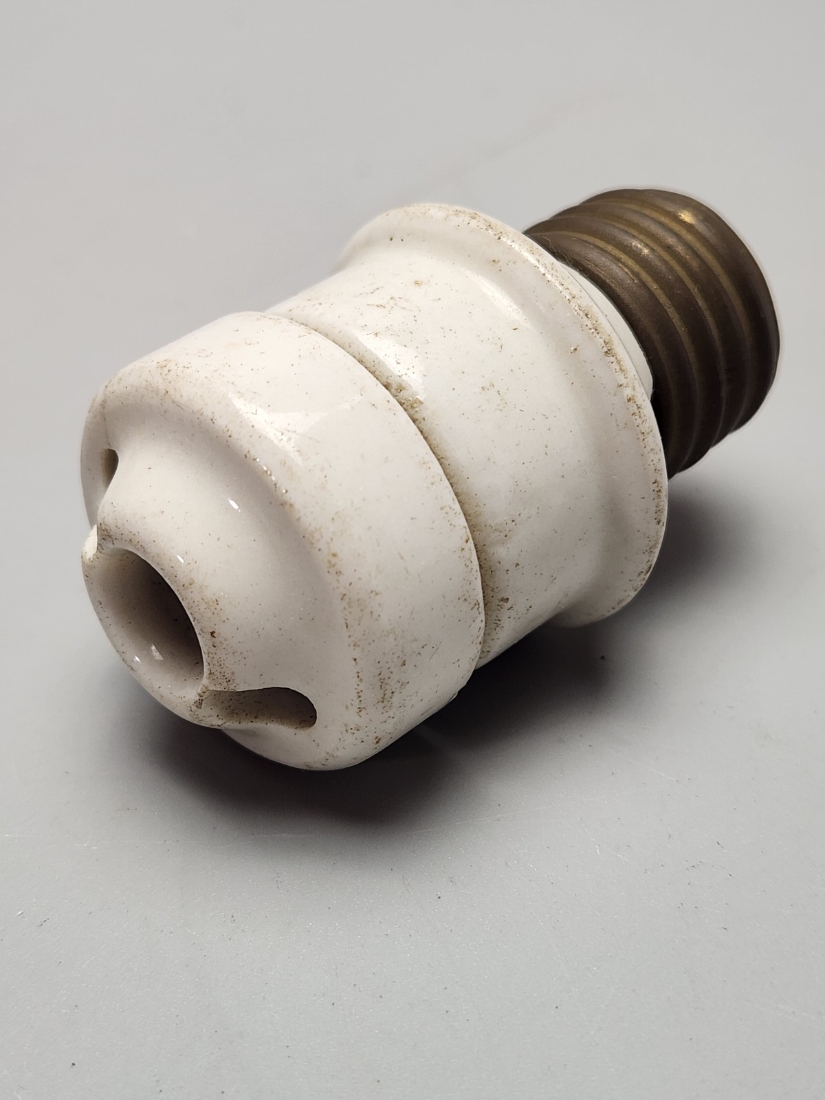 Vintage Porcelain Ceramic Light Socket Edison Screw Base Antique Lighting Part