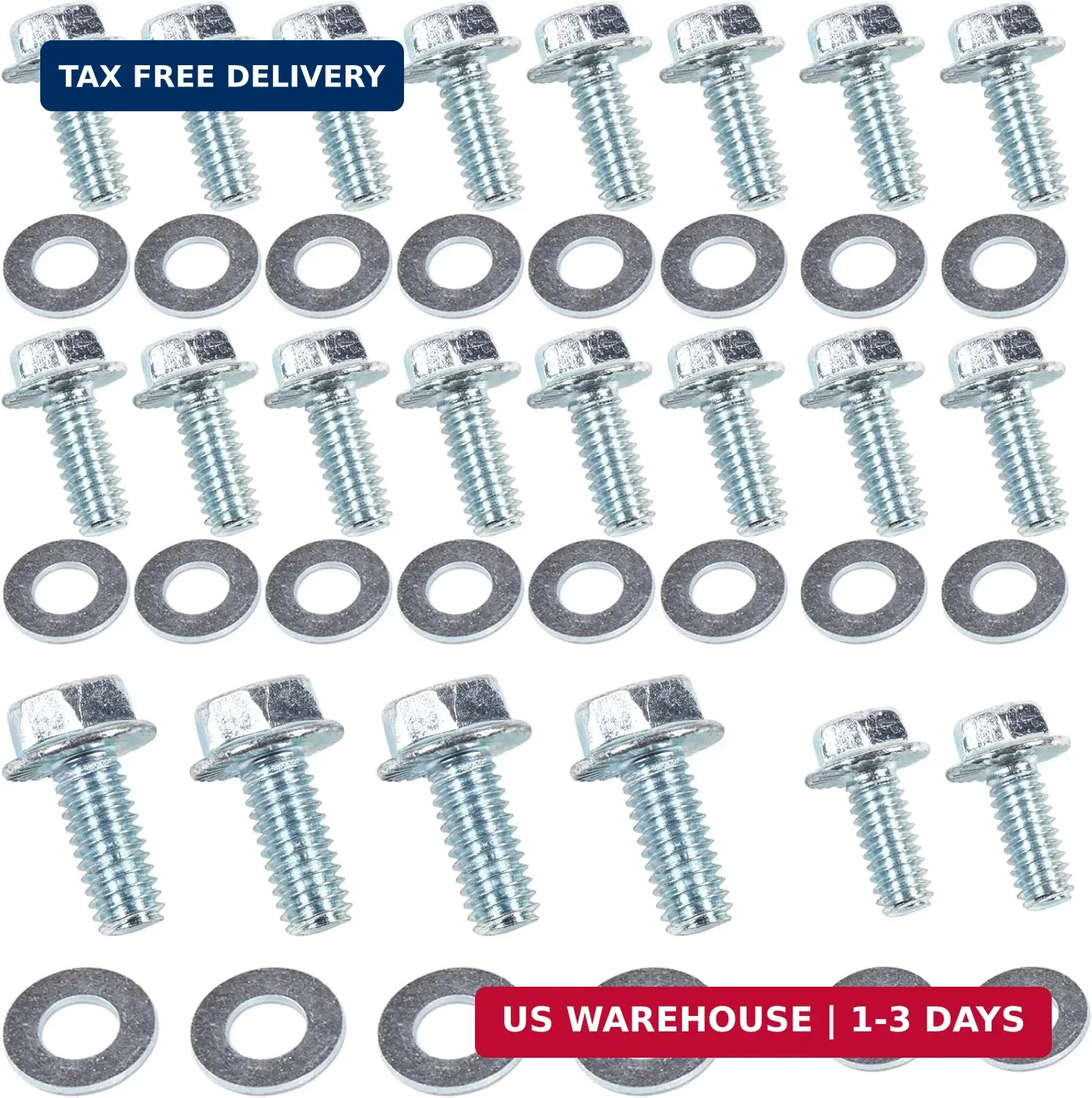 Oil Pan Bolt Kit SBC SBF 38551 Fit for 1955-1998 Chevy Small Block V8 Engines 26