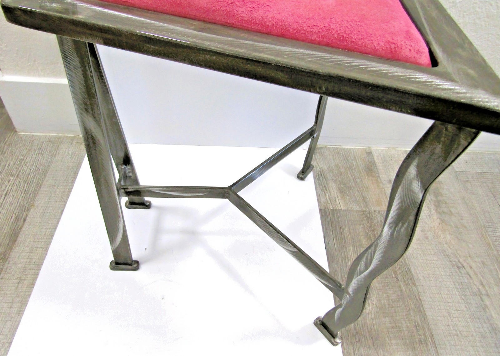 1990s Postmodern Contemporary Welded Steel Artist Signed Accent Chair