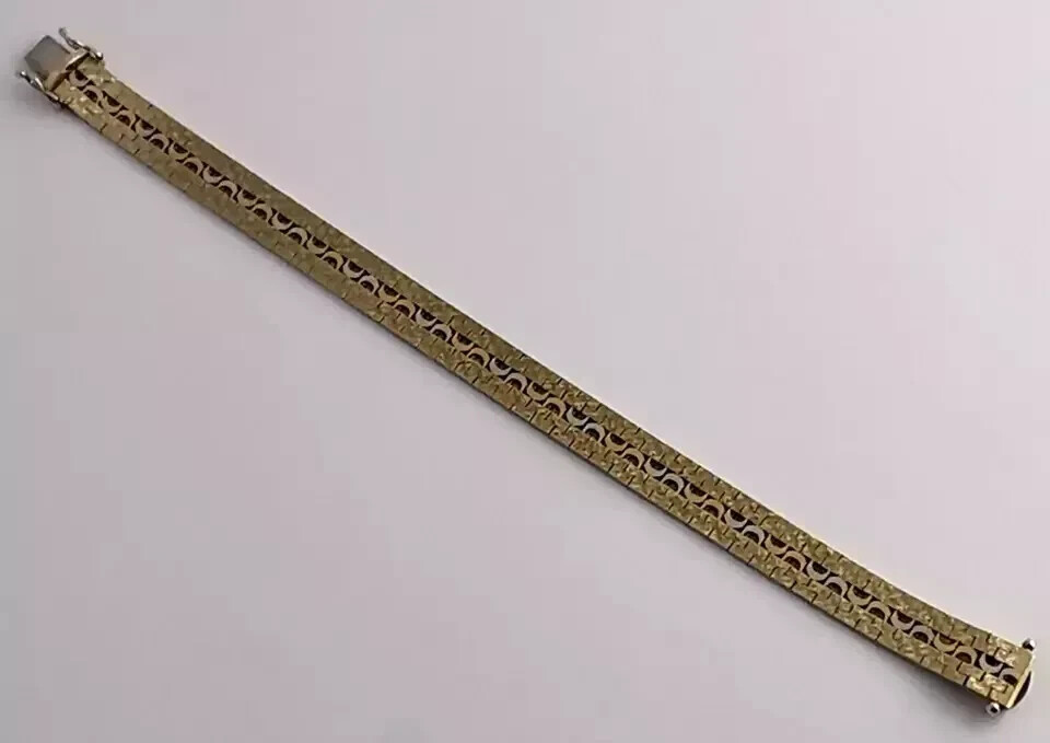 Midcentury 9ct Gold Bracelet – 20.6g – London 1979.
