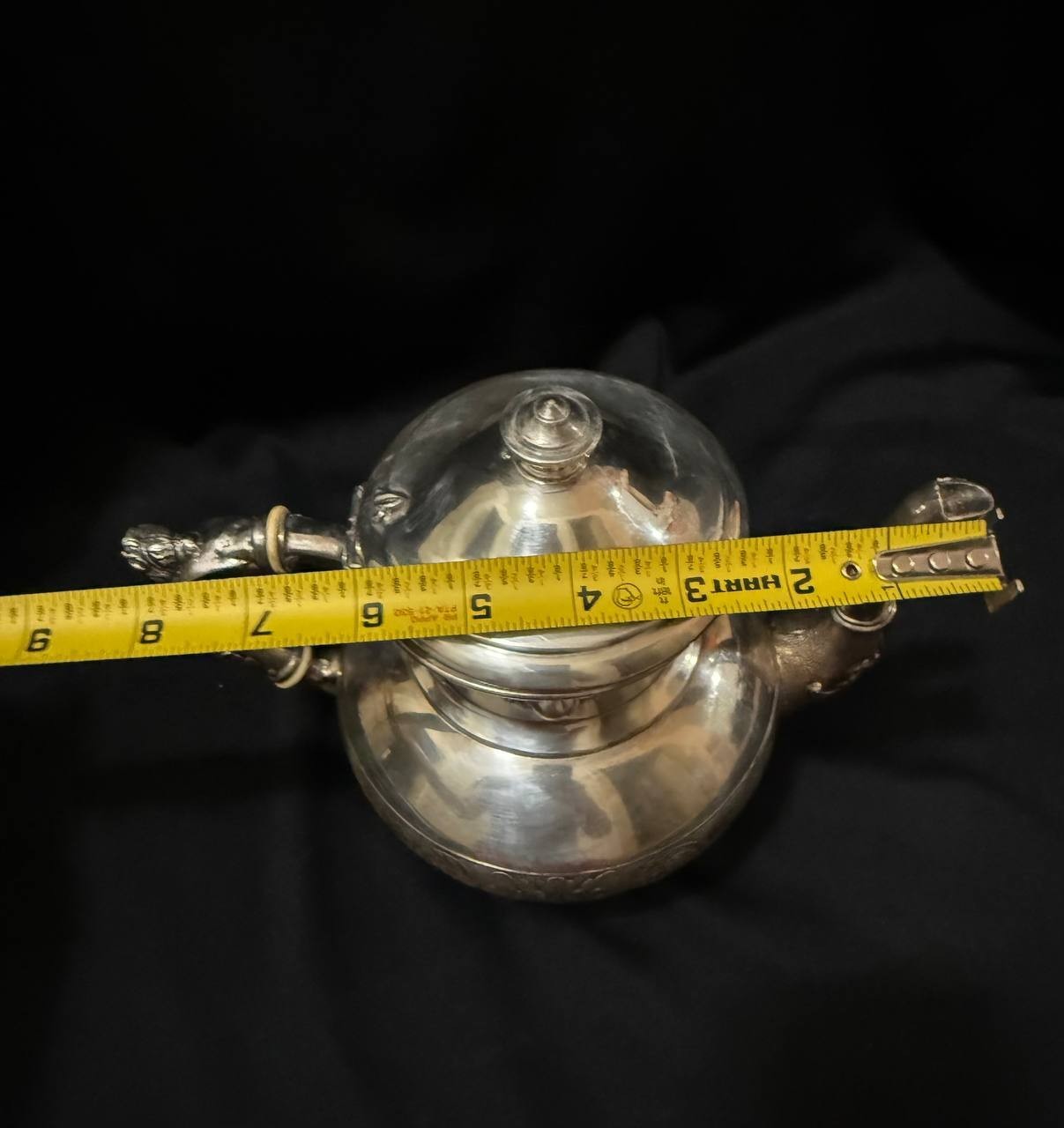 Antique Gerhardi & Co Silver Plate Teapot Coffee Pot German Hollowware c.1900