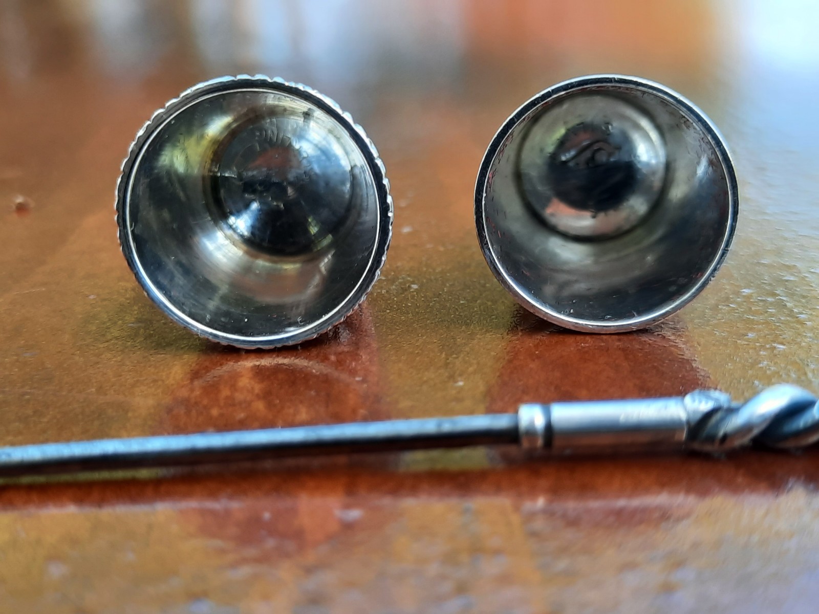 Sterling 2 Thimbles & Button Hook, Simons Bros, Ketcham & McDougall, Spalding