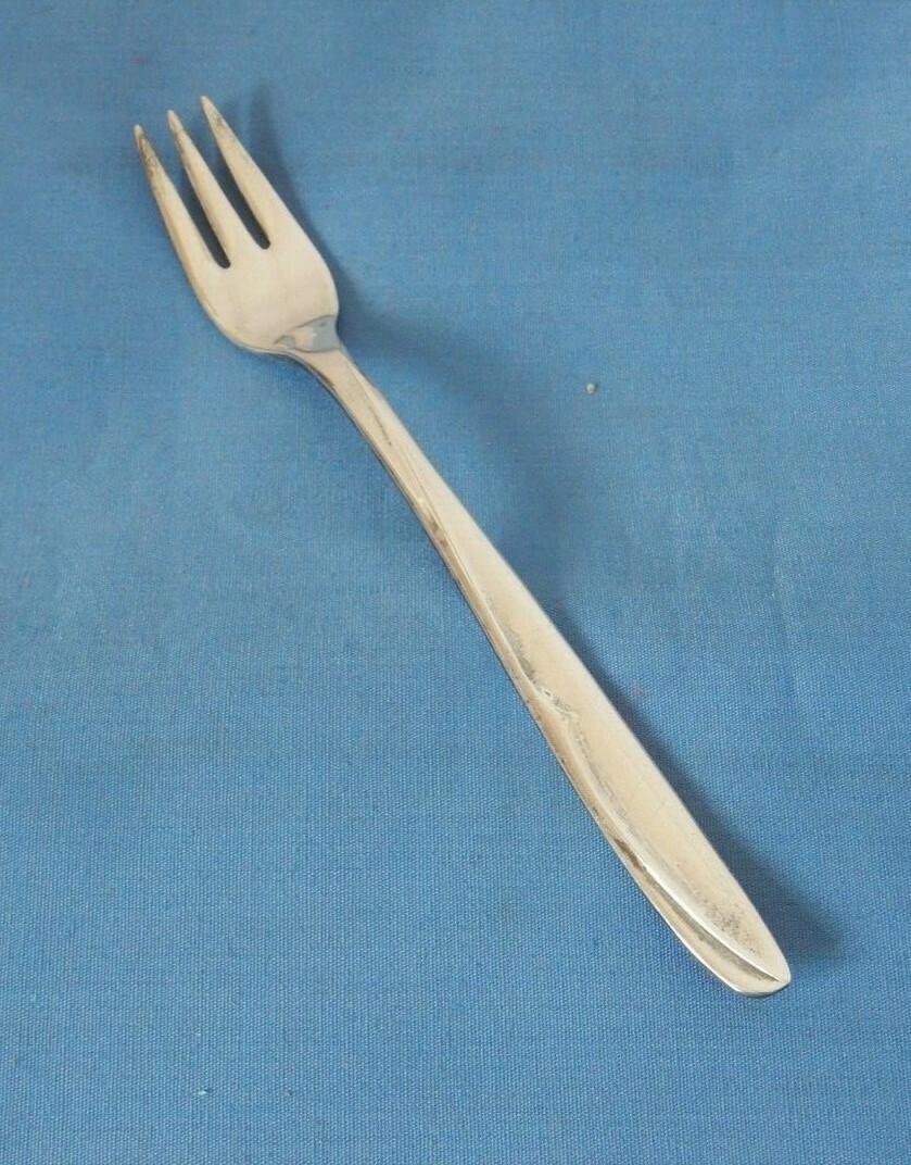 Supreme International Silver Silverplate 1957 Concept Cocktail Seafood Fork