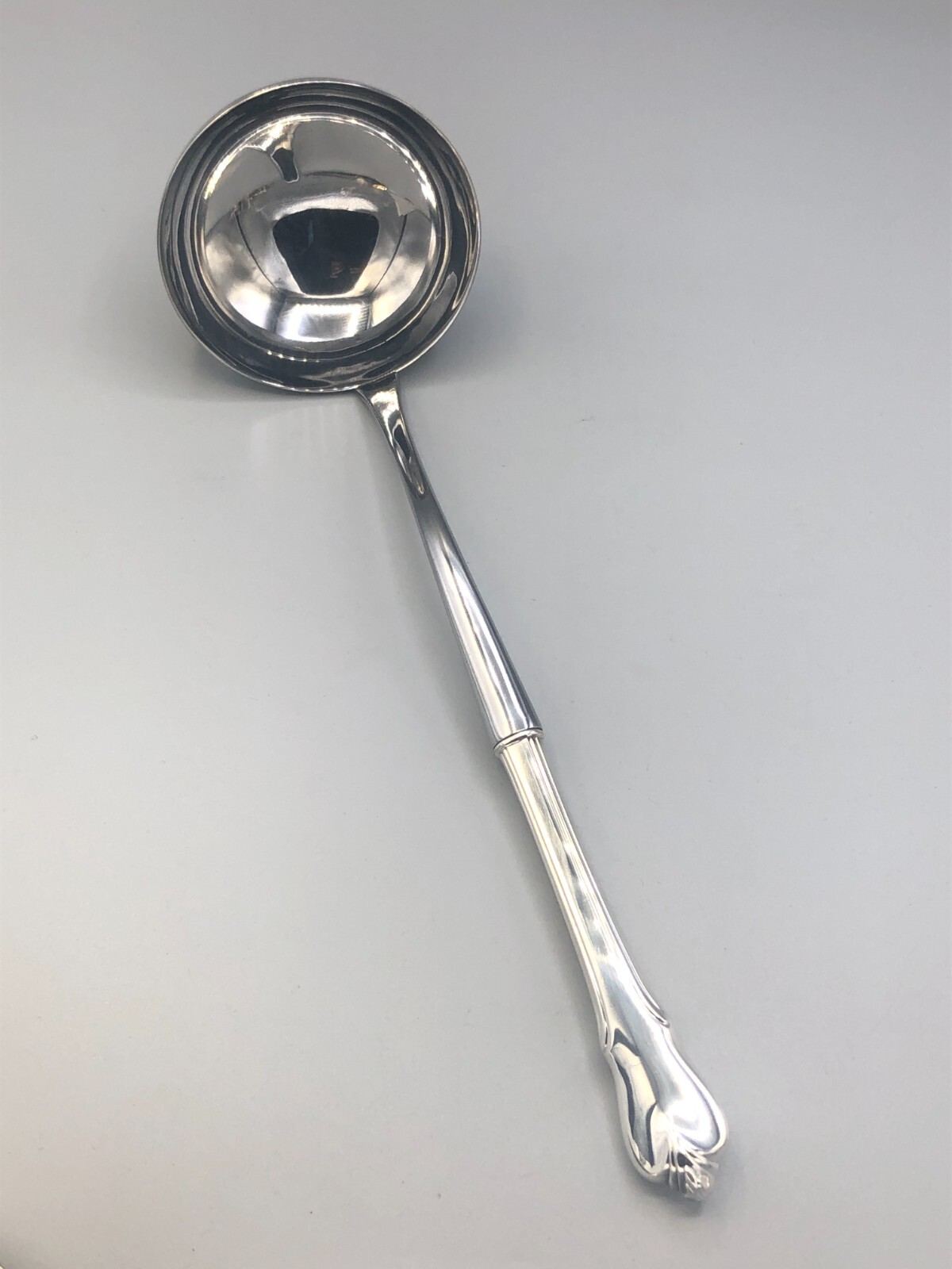 Grand Colonial by Wallace Sterling handle Soup Ladle 12.5″, gently used