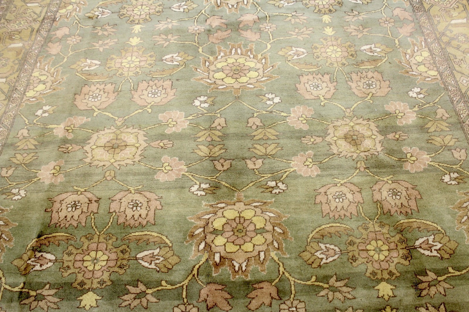 8X10 EXQUISITE MINT 200+KPSI HAND KNOTTED VEGETABLE DYE TABRIZZ TURKISH WOOL RUG