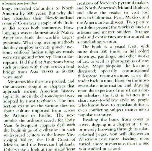 Mysteries Ancient America Before Columbus Reader’s Digest Anasazi Viking 365 Pix