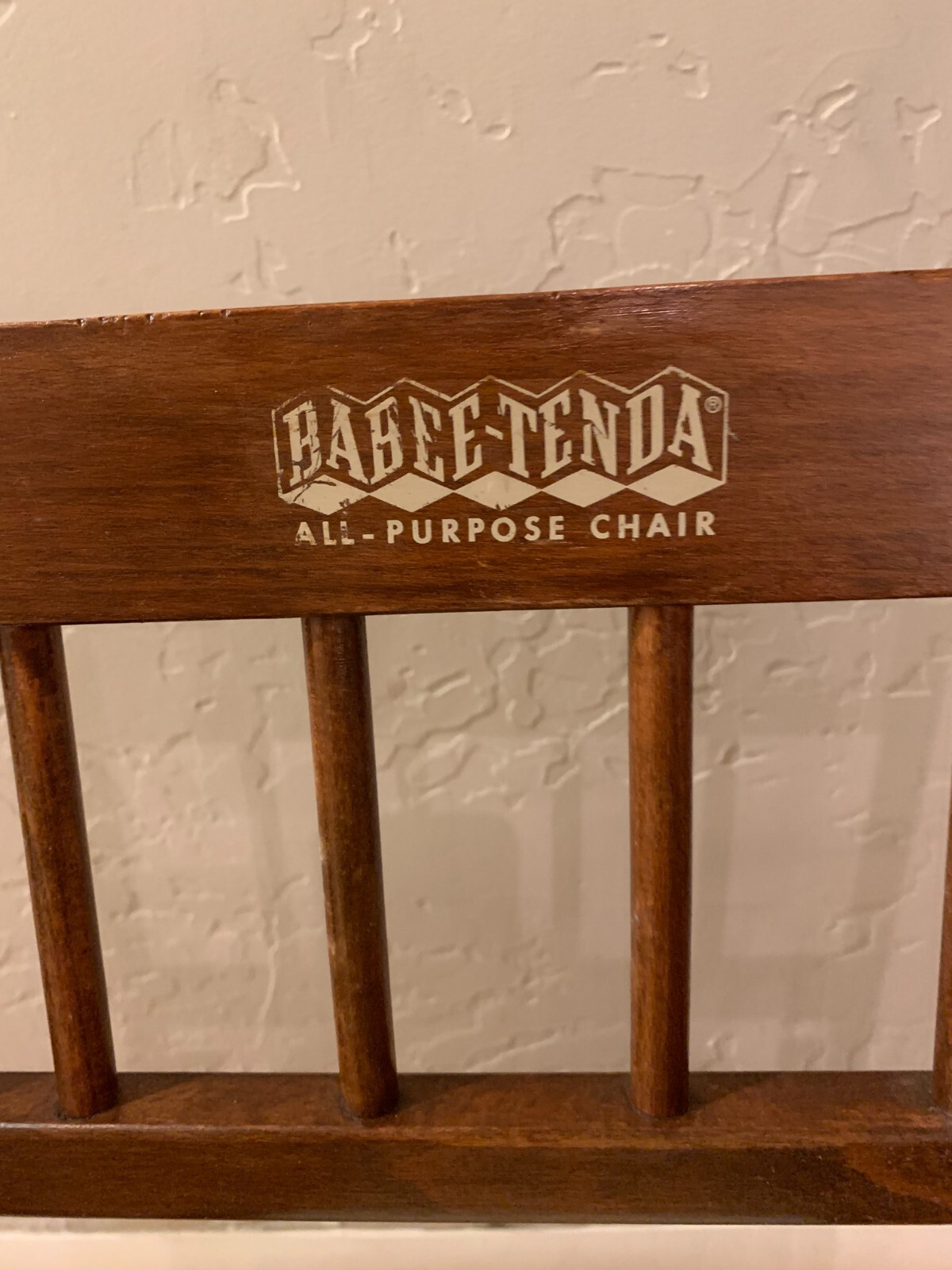 Vintage Babee Tenda Wooden Child’s Folding All Purpose Chair