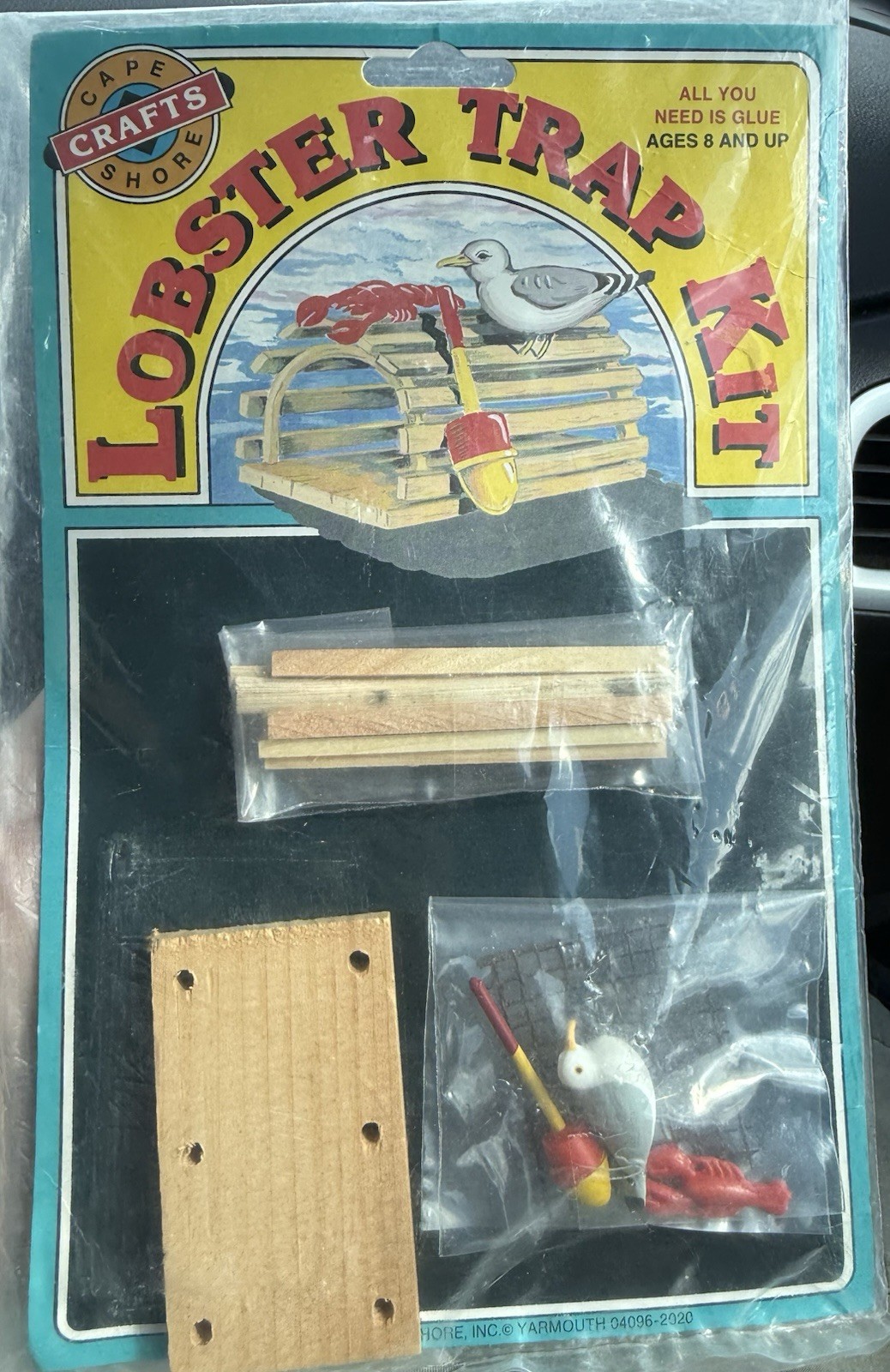 Vintage 1980 Lobster Trap Kit – Cape Shore Crafts Wooden Model Lobster Trap New