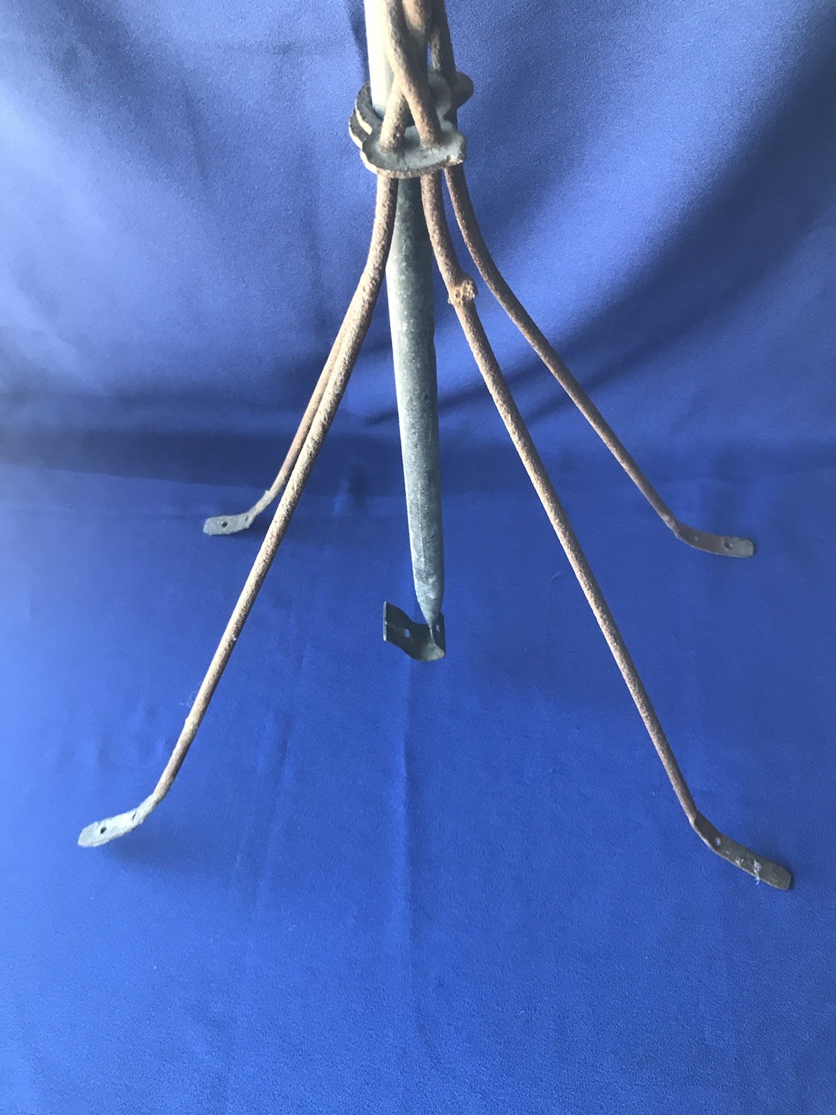 ⛈ CORRECT MATCH ~ W. C. SHINN LIGHTNING ROD & BLUE BALL ~ LINCOLN NEBRASKA FARM