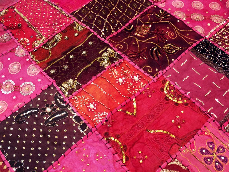 60″ HANDCRAFTED WALL DECOR HANGING THROW BEAD SARI TAPESTRY FESTIVE SEASON GIFT