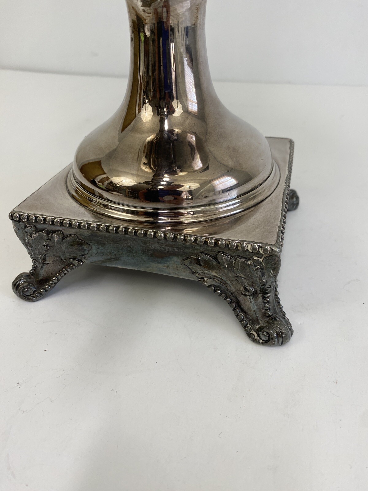 STUNNING VINTAGE SILVER PLATE HOT WATER/COFFEE URN, 20″ TALL Ornate Handles /rw
