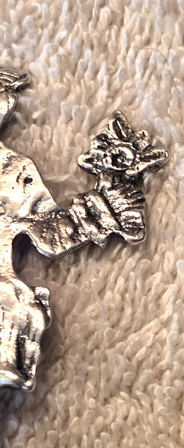 American sterling silver DINNER BELL all silver Courting Colonial Dandy 78 grams