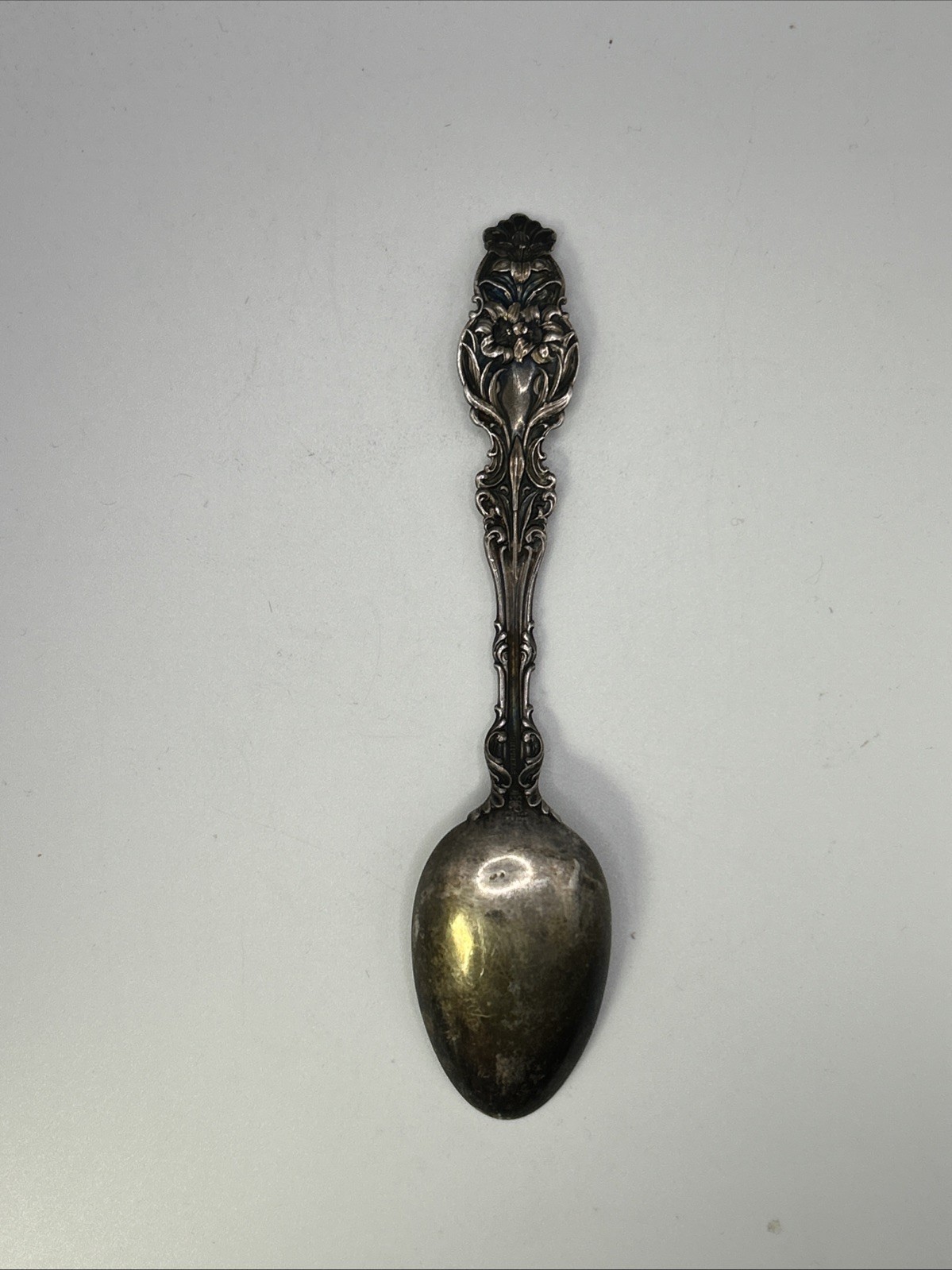 Lily by Whiting Duluth, Minnesota MN Sterling Silver Souvenir Spoon Ship Canal