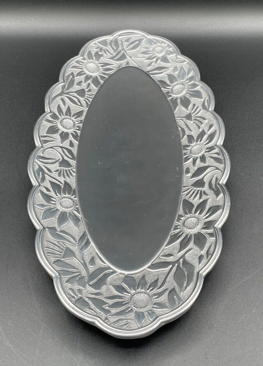 SUNFLOWER Gorham bread serving tray 1831 Metalware 14.5 “