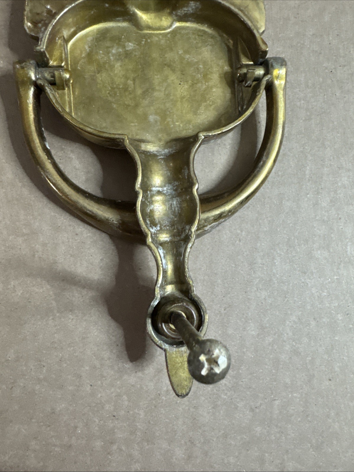 Vintage Metal American Eagle Patriotic Door Knocker