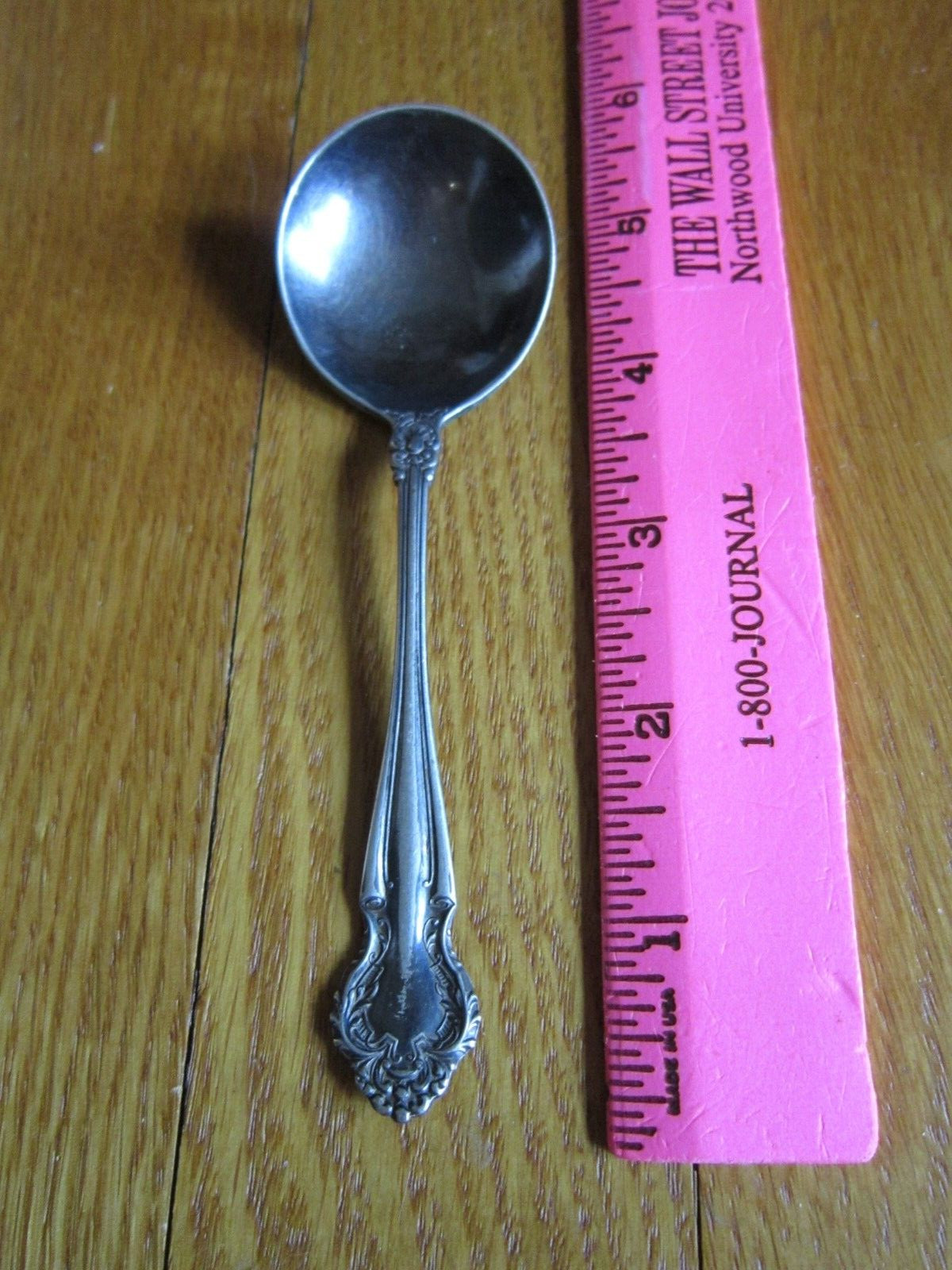 Cedric Wm. Rogers Silver Plate Bouillon Small Soup Spoon 1906 FREE SHIP