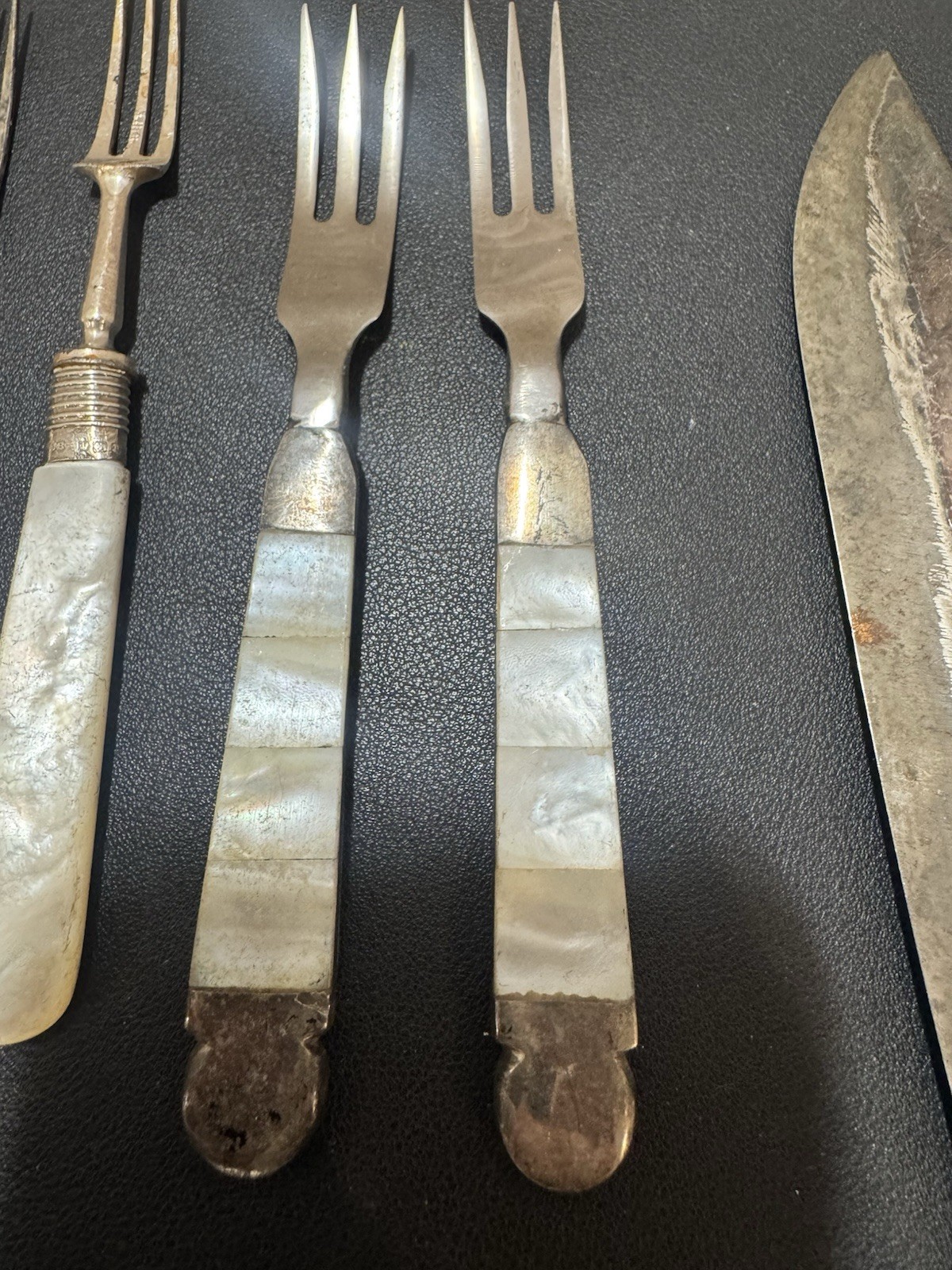silver plated flatware mixed lot antique vintage some items are sterling