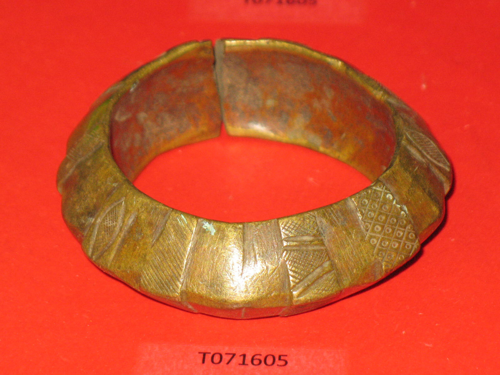 A, Precolonial Africa copper currency bracelet anklet manilla trade barter money
