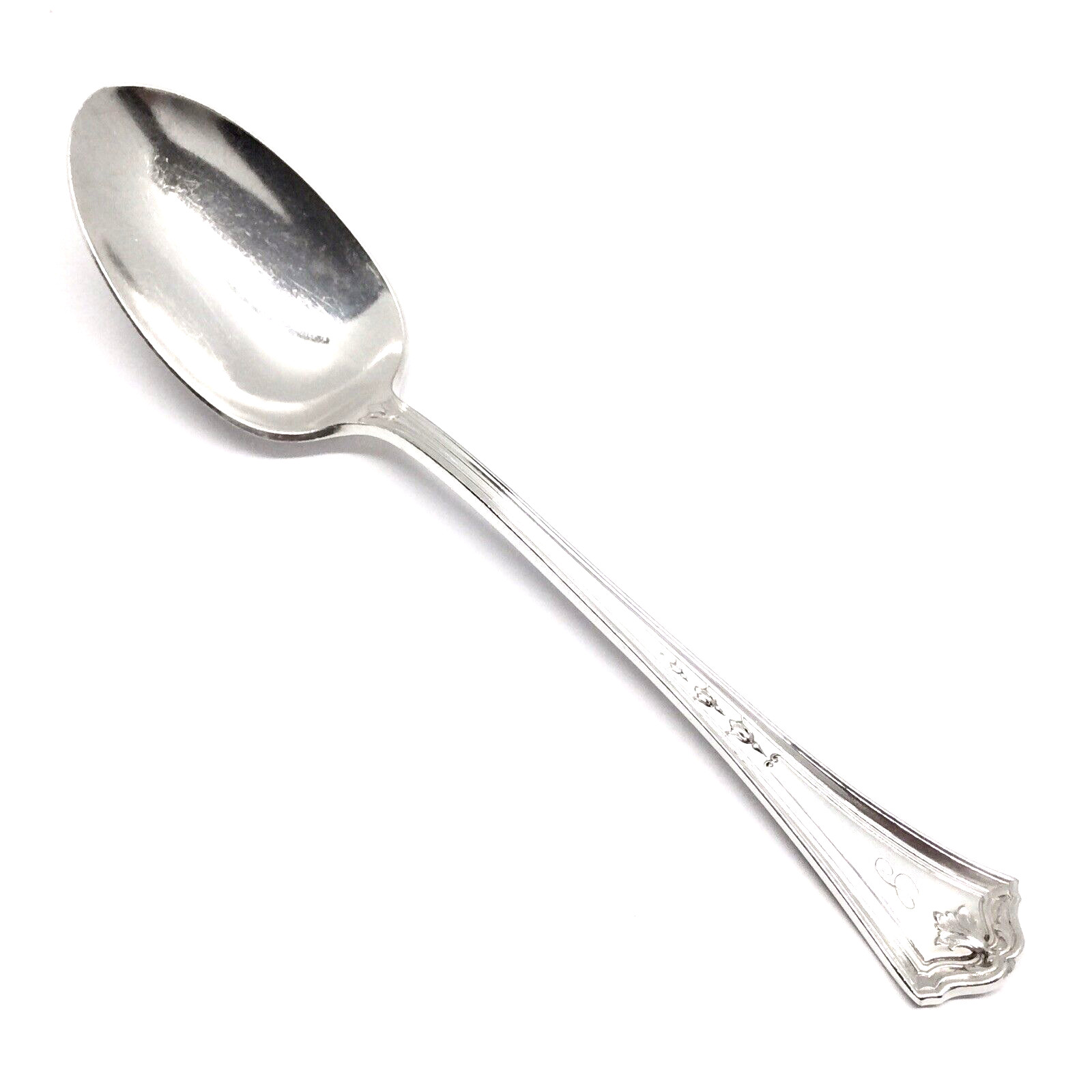 Antique 1914 E.H.H. Smith ELIZABETH Silverplate Serving Spoon 8 1/4″ Flatware
