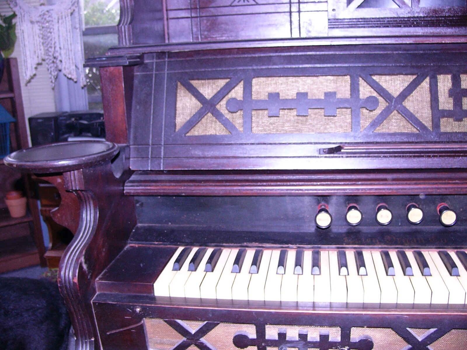 1880s Victorian Estey Organ Vox Humana Tremolo Brattleboro USA