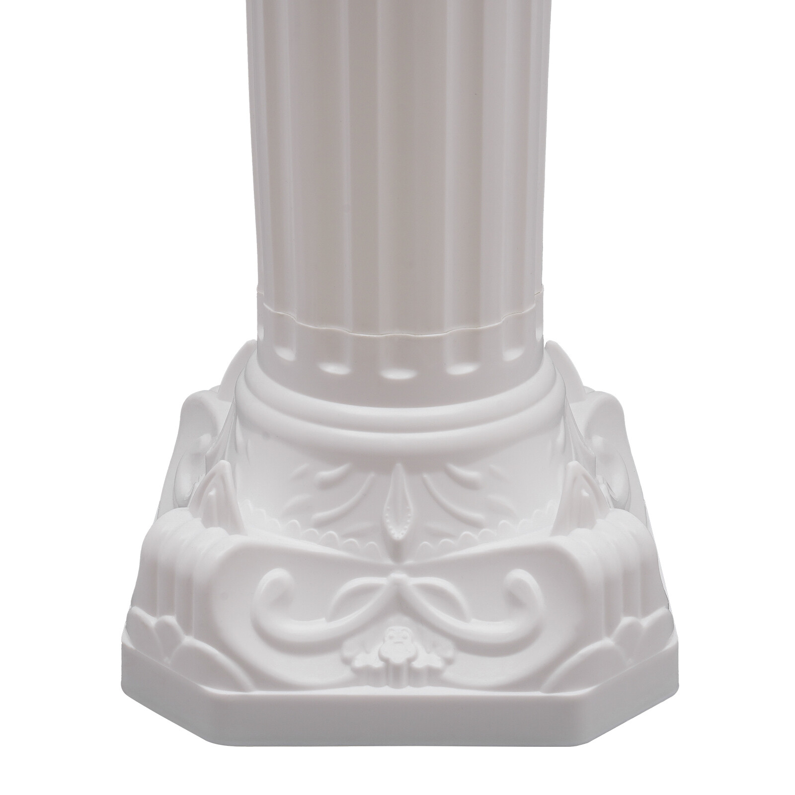 2 Pcs White Roman Pillar Wedding Roman Column Decorative Flowerpot Holder Column