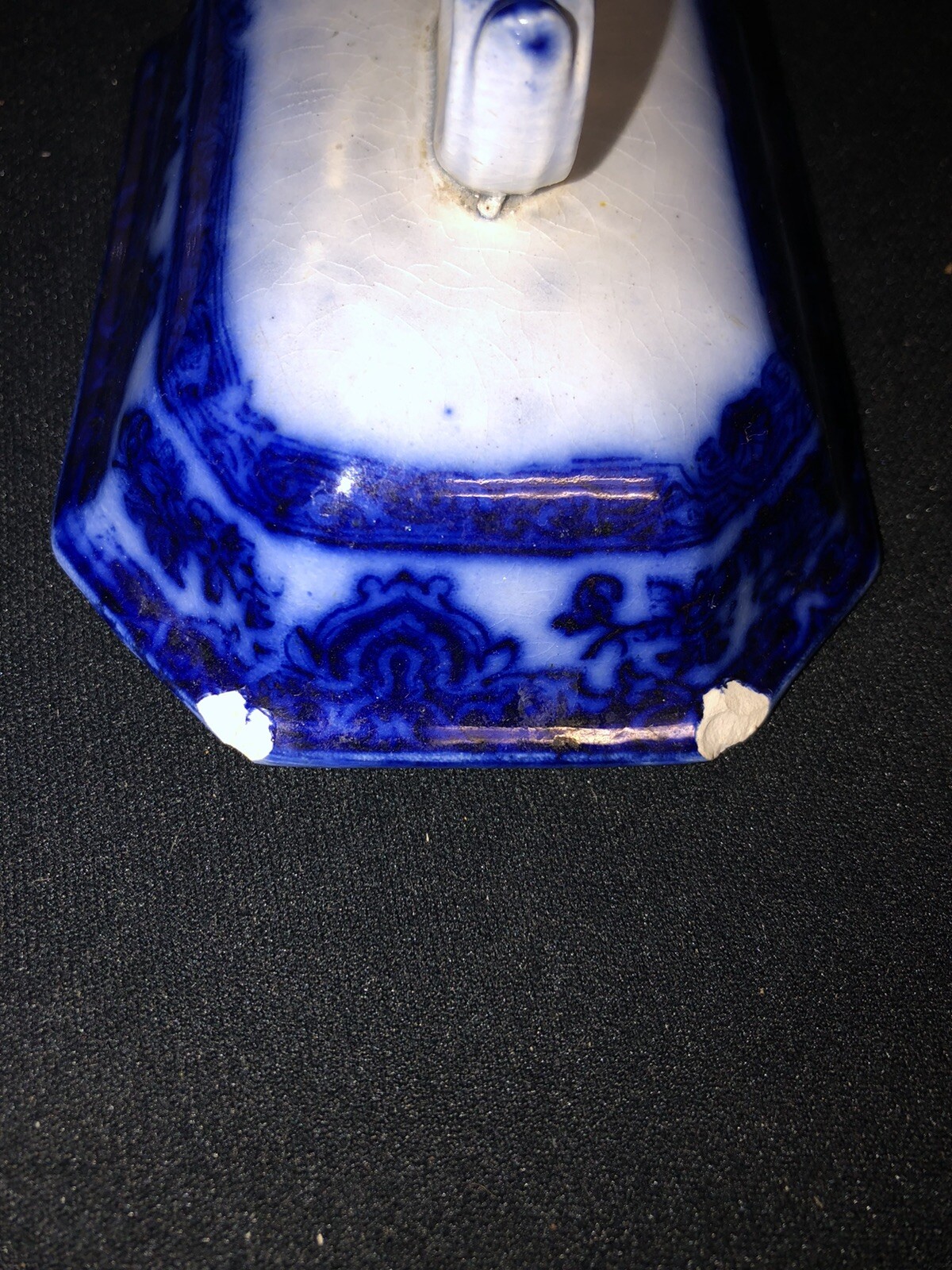 temple flow blue 3pc soap dish