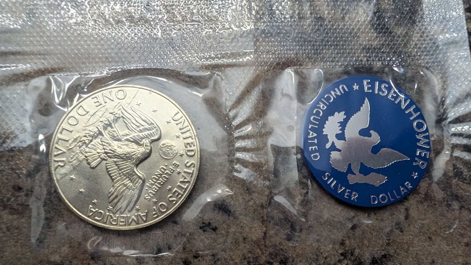 1973 Eisenhower Uncirculated Silver Dollar