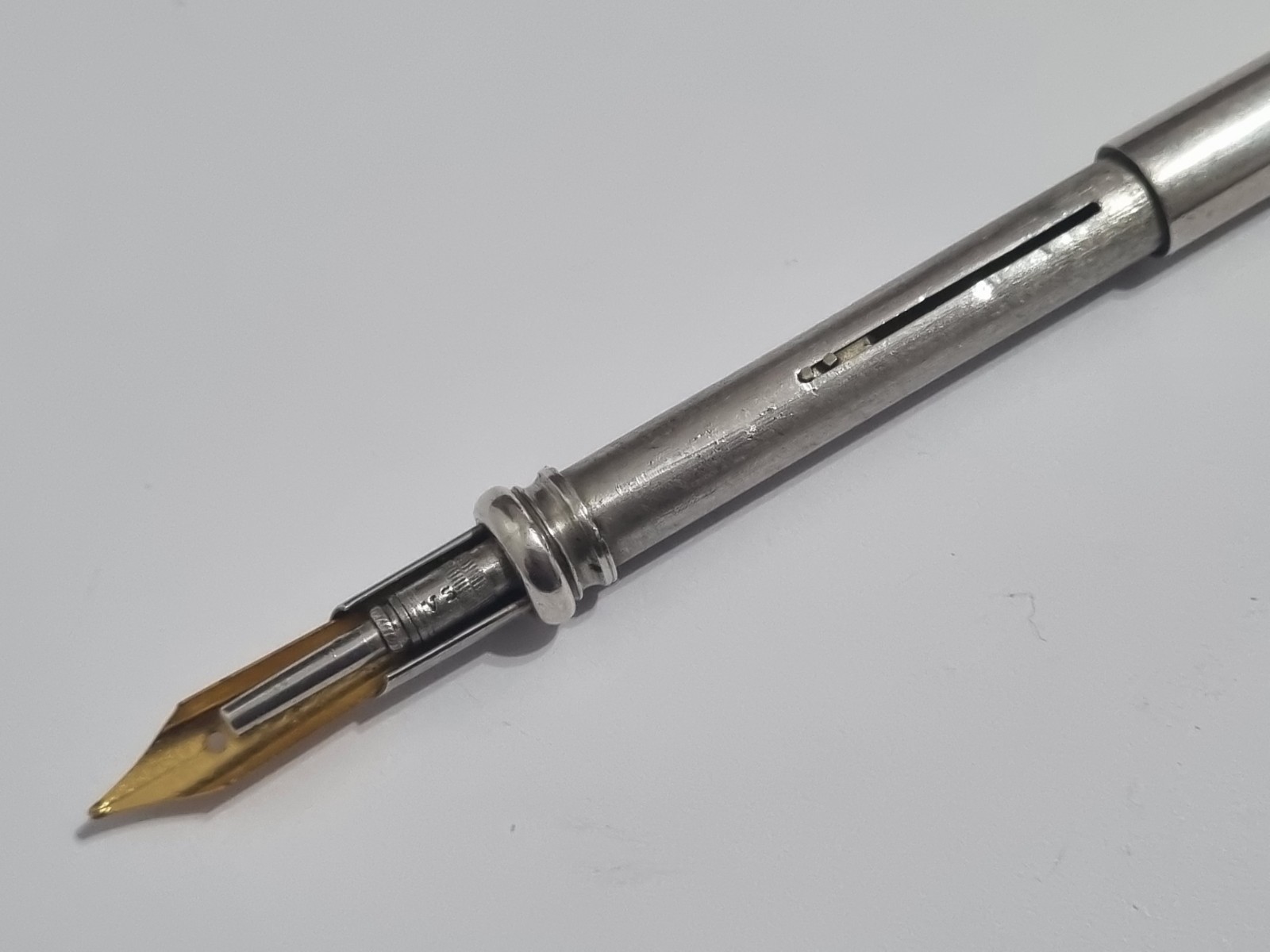 Sampson Mordan Silver Combination Sliding Pen & Propelling Pencil c1880 – X01